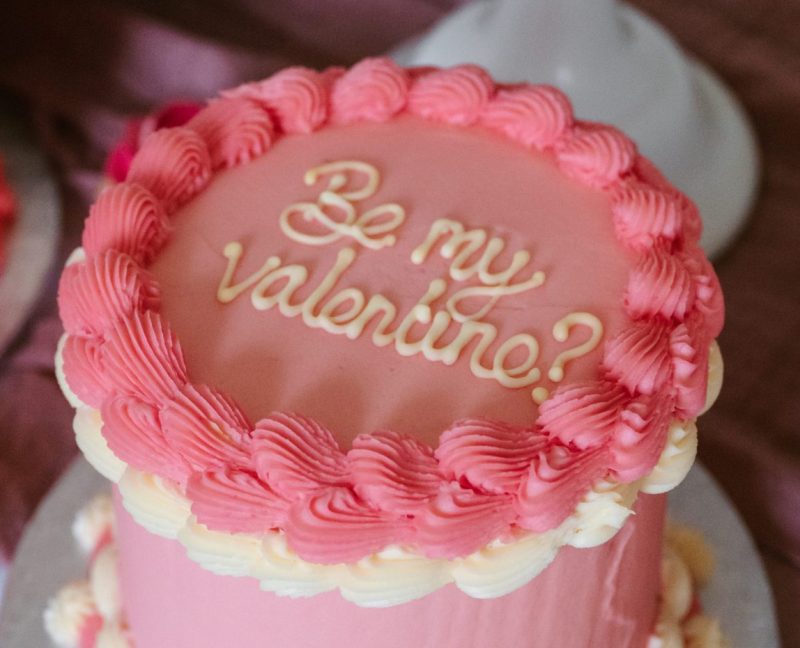 Valentines Heart Cake