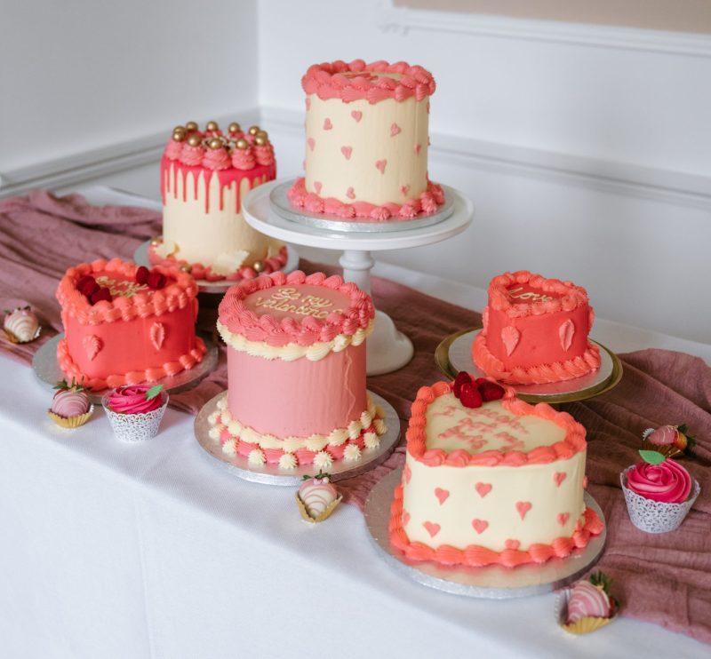 Valentines Heart Cake